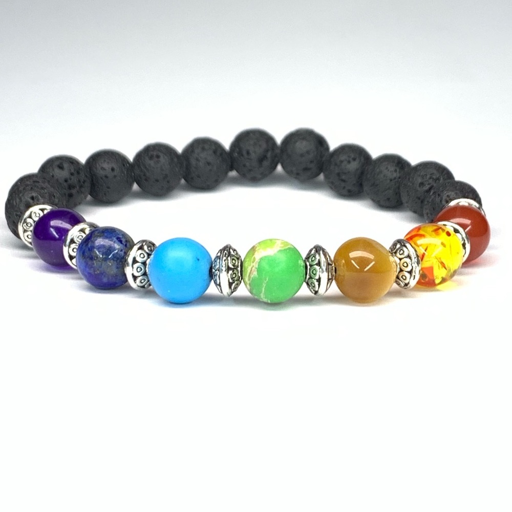 🕉 Chakra Essential Oil Diffuser Bracelet 🧘🏻‍♀️